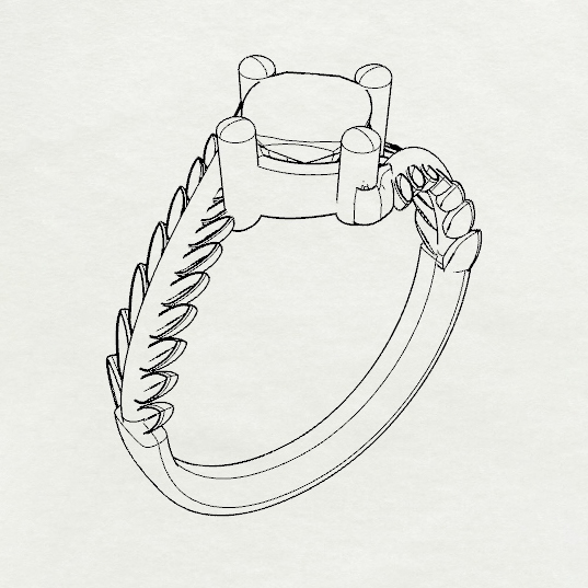 CA9002 = DELFT 60mm CASTING RING by FDJtool - FDJ Tool