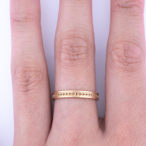 Stackable Ring Intricate Scroll - Image 10