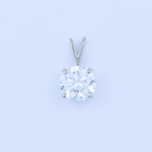 Lab-Grown Diamond Four Prong Pendant (1 ct)